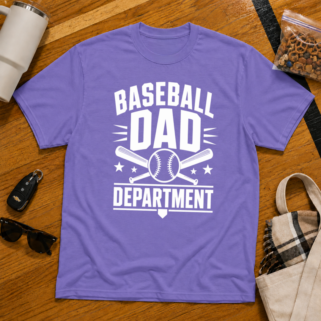 Baseball Dad Department Tee