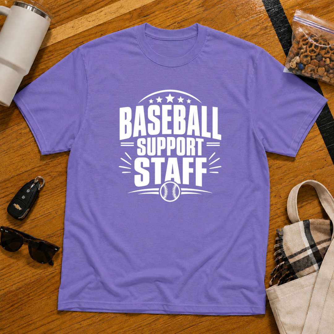 Baseball Support Staff Tee