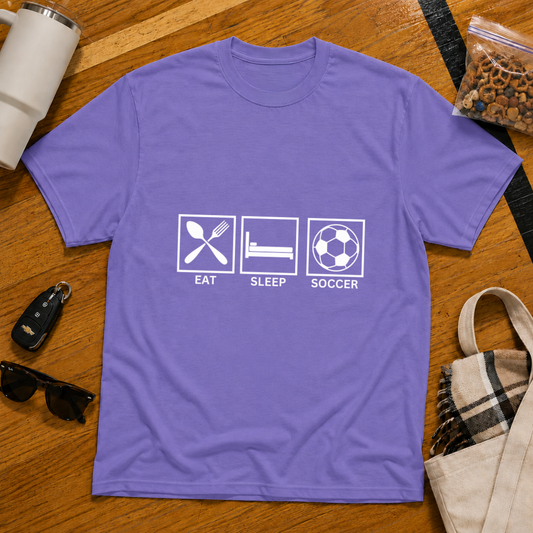 Eat Sleep Soccer Tee