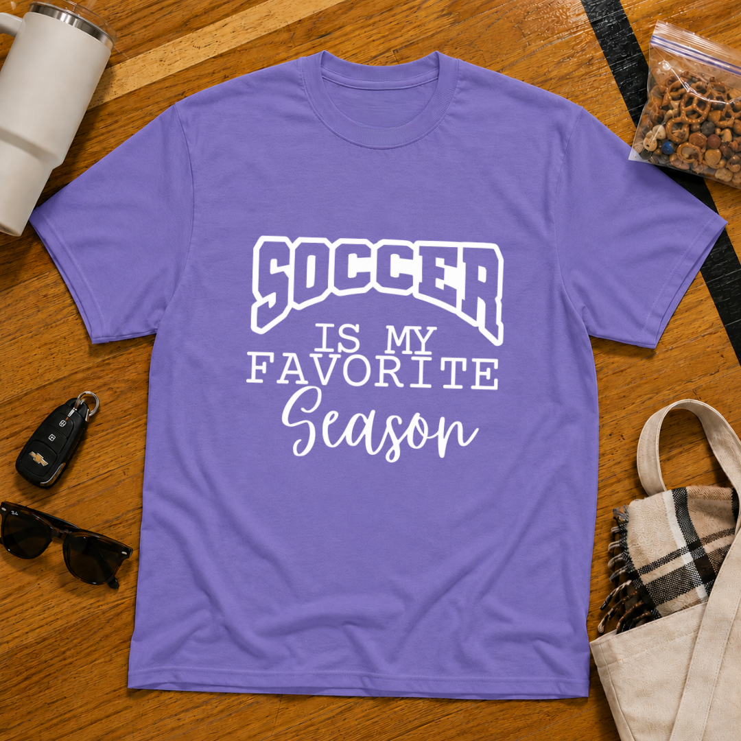 Soccer Is My Favorite Season Tee