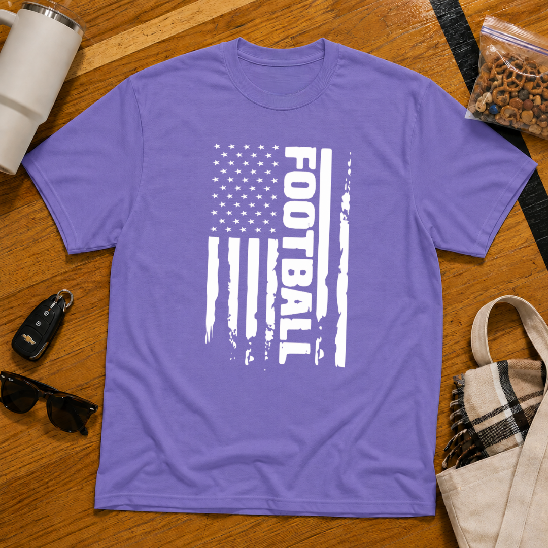 Football Worn Flag Tee