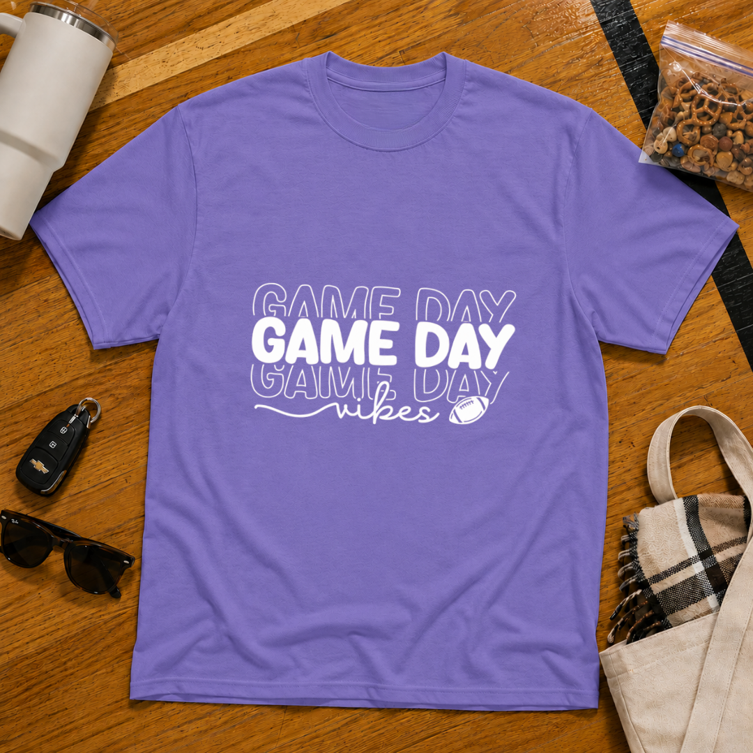 Gameday Vibes Football Tee