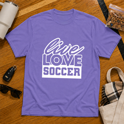 Live Love Soccer Tee