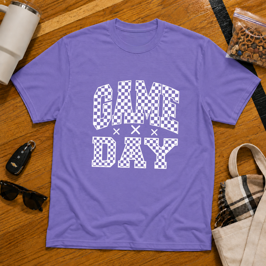 Game Day Checkered Tee