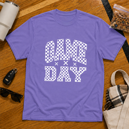 Game Day Checkered Tee