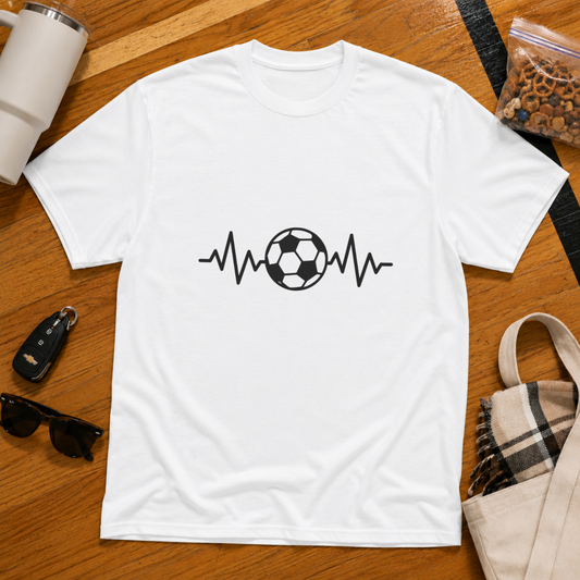 Soccer Heartbeat Tee