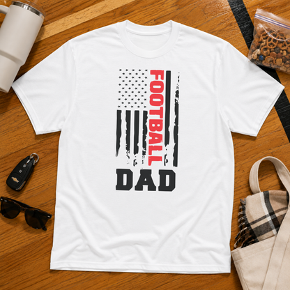 Football Dad Flag Tee