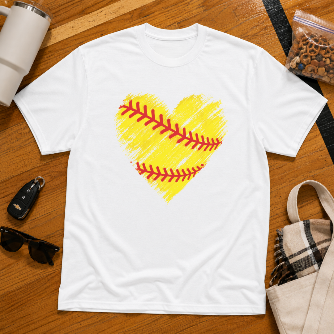 Softball Heart Tee