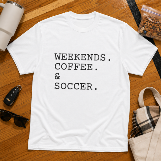 Weekends Coffee & Soccer Tee