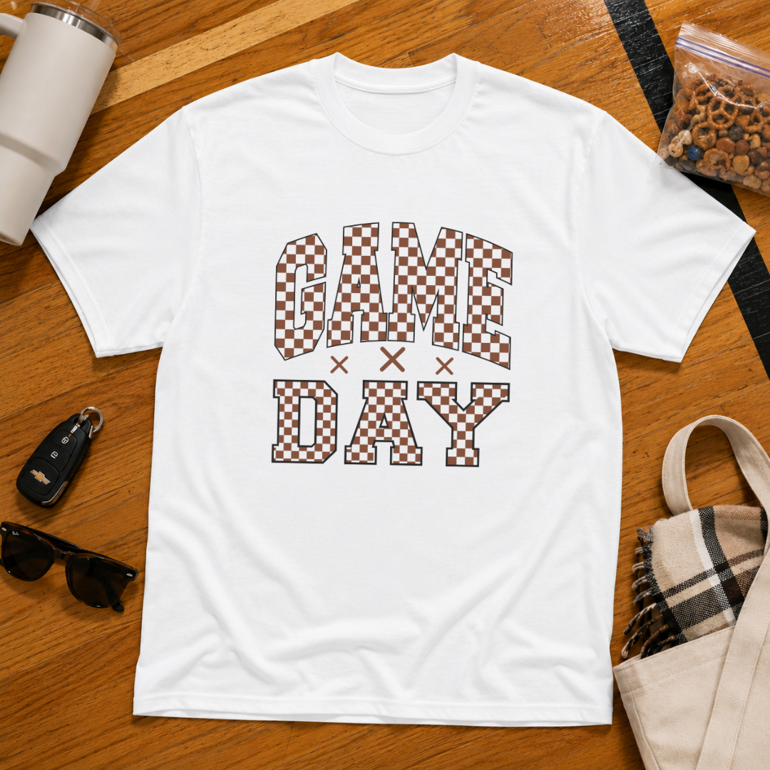 Game Day Checkered Tee
